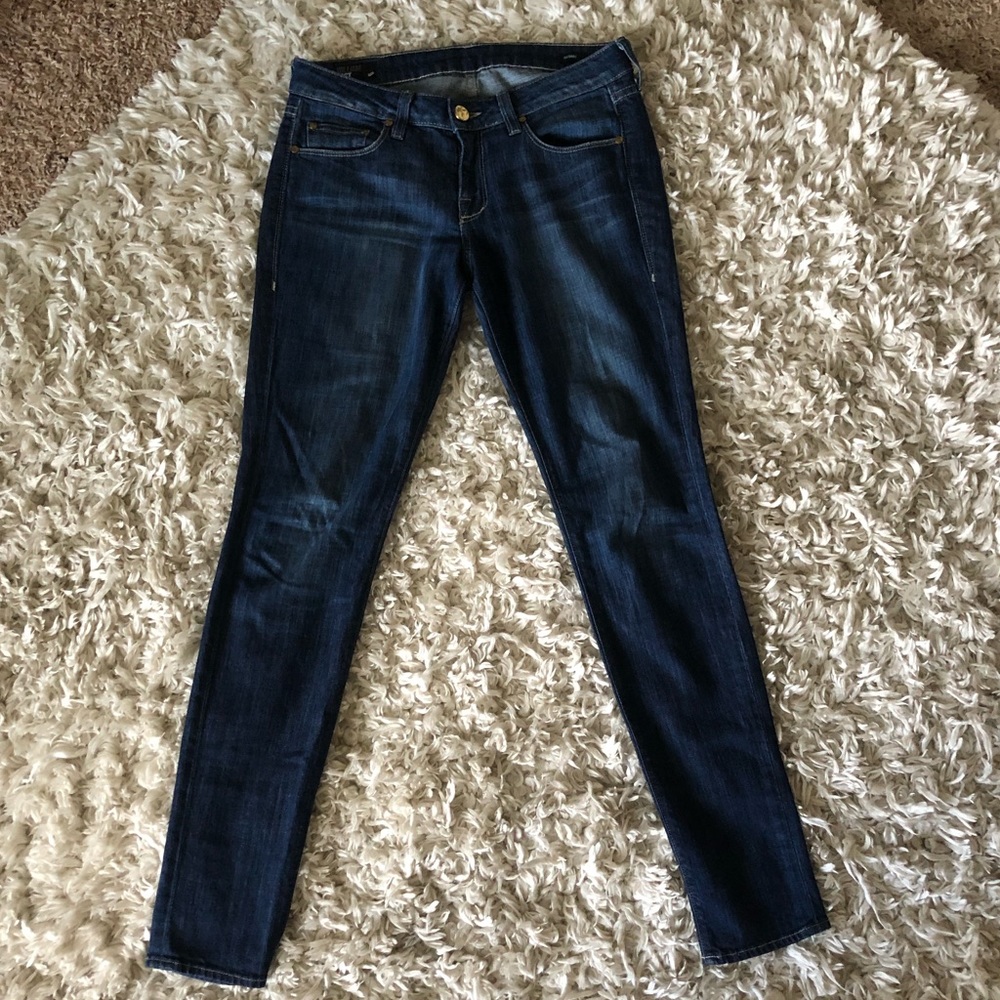 William Rast Skinny Jeans Dark rinse mid-rise 27/4